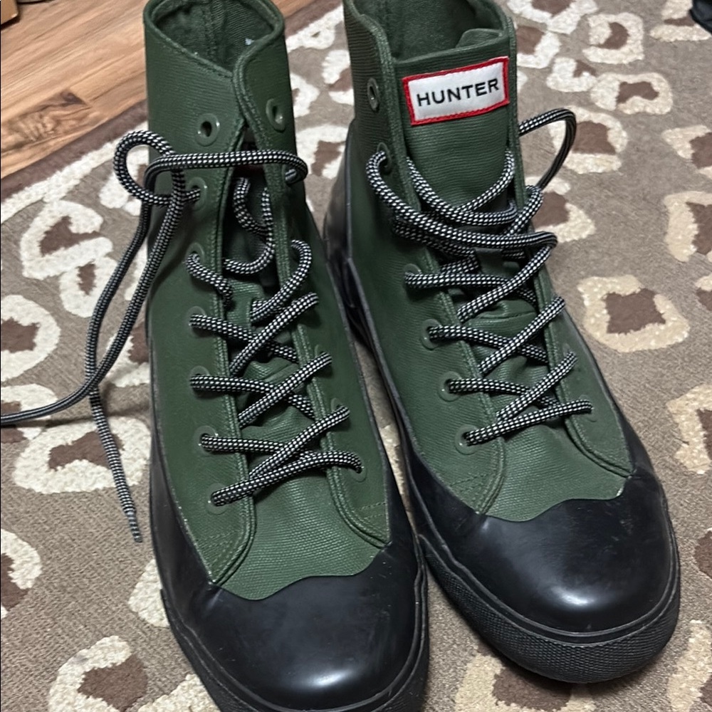 Hunter for Target Green Winter Rain Boots with Rubber Sole